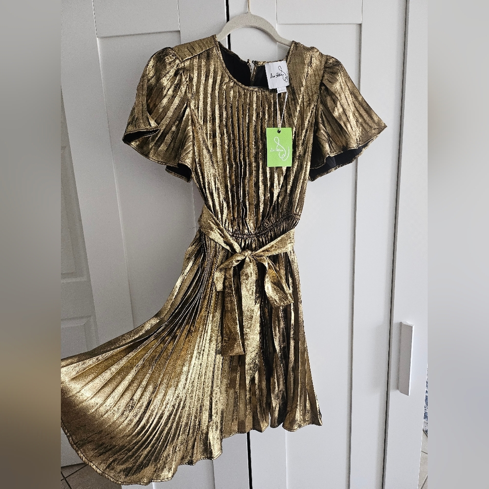 Sam Edelman Metallic Gold Dress